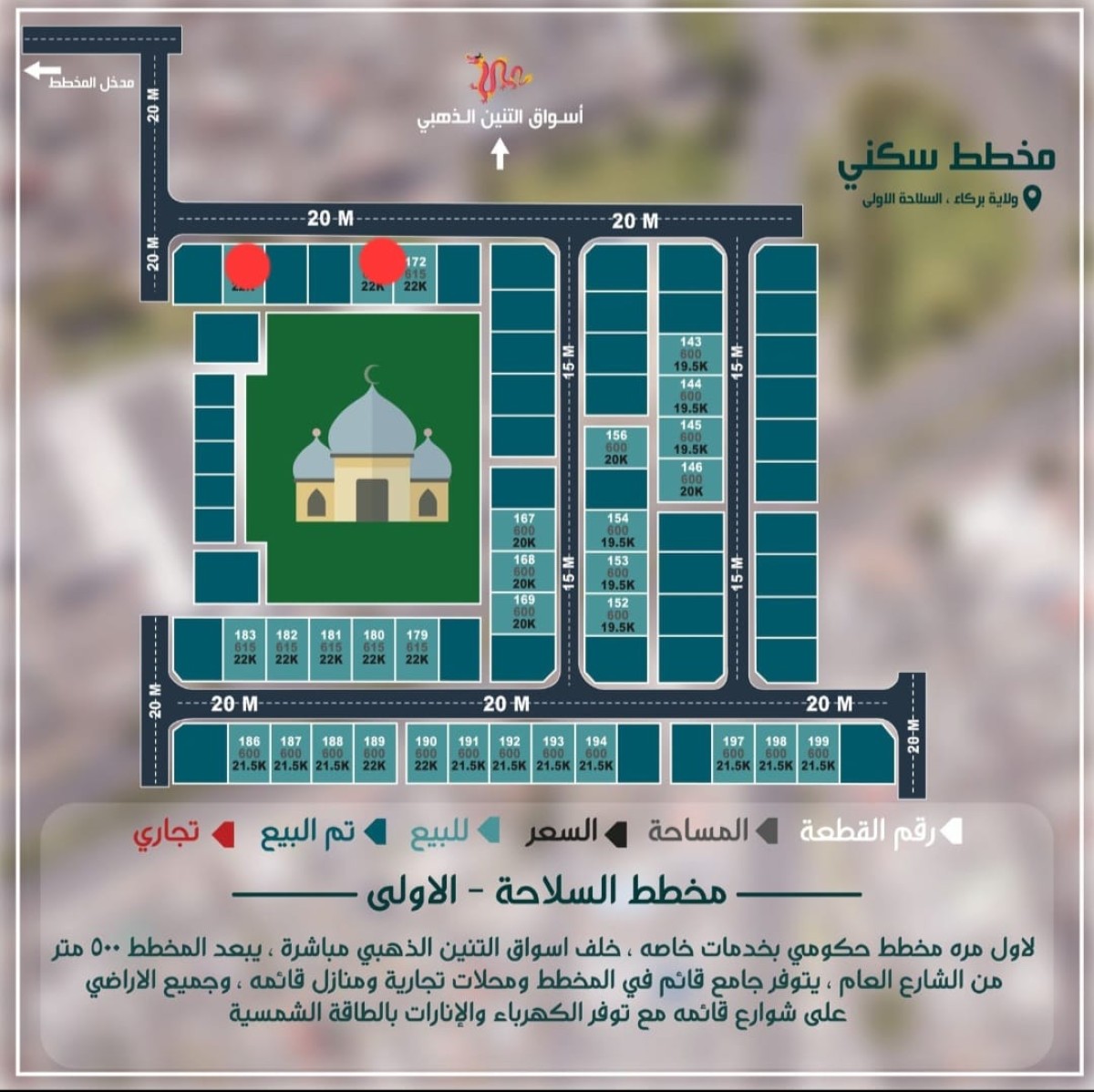 تحديث مخطط السلاحة في بركاء